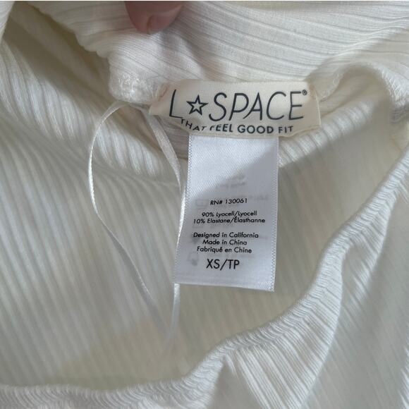NWT L*Space Nico Ribbed Midi Dress – Cream – Women’s XS **WITH FLAWS** - Picture 7 of 10